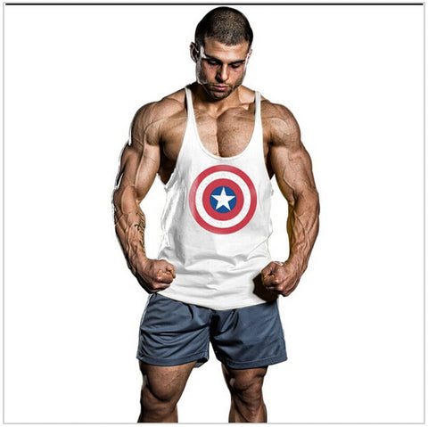 Captain America Sleeveless T-shirt