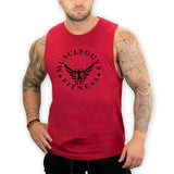 Different Printed Sleeveless T-shirt