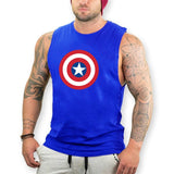 Different Printed Sleeveless T-shirt