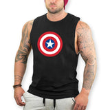 Different Printed Sleeveless T-shirt