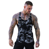 Camouflage Sleeveless T-shirt