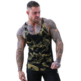 Camouflage Sleeveless T-shirt