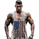 American Flag Sleeveless T-shirt